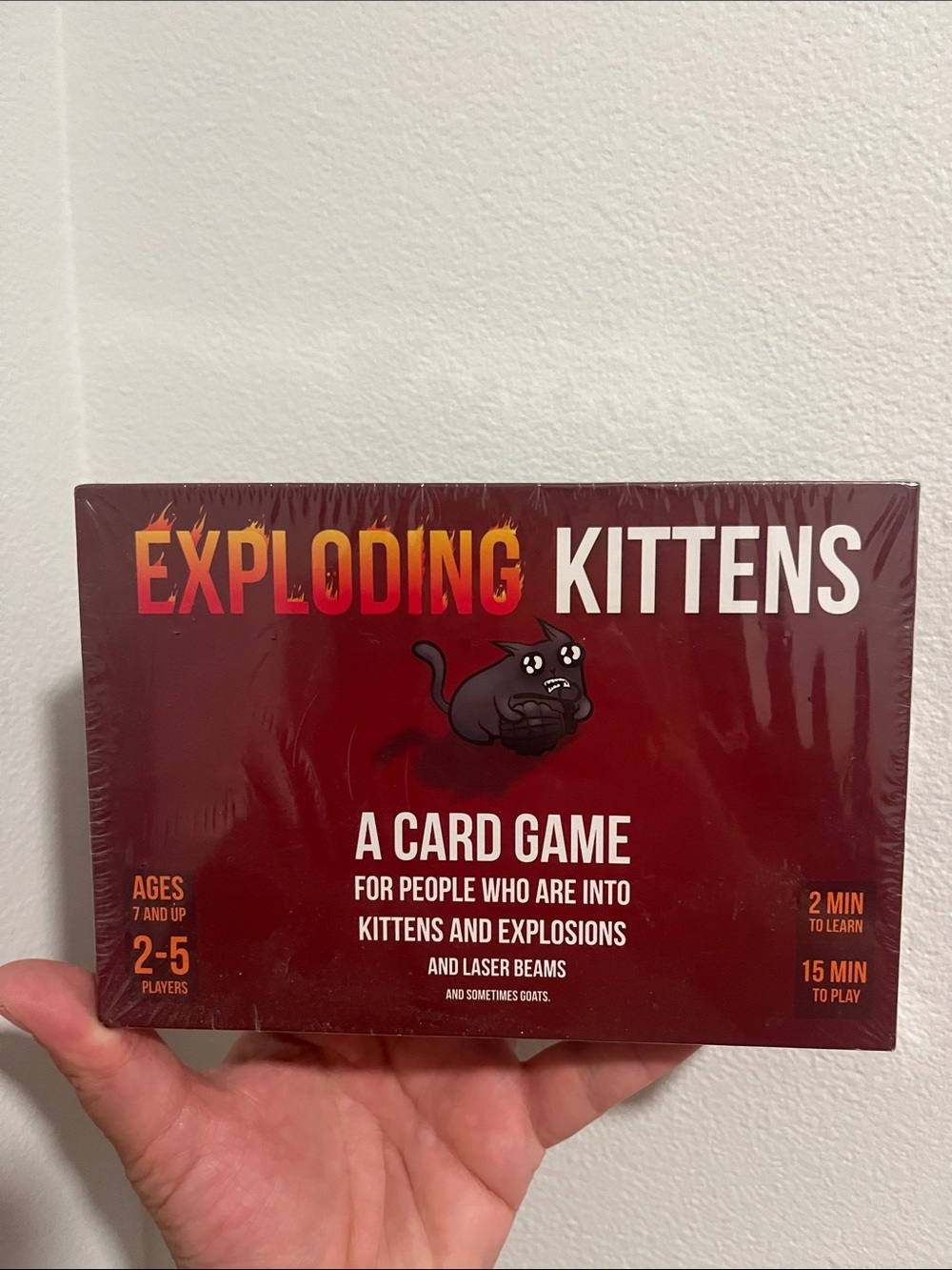 Exploding Kittens Card Game — Red Party Edition